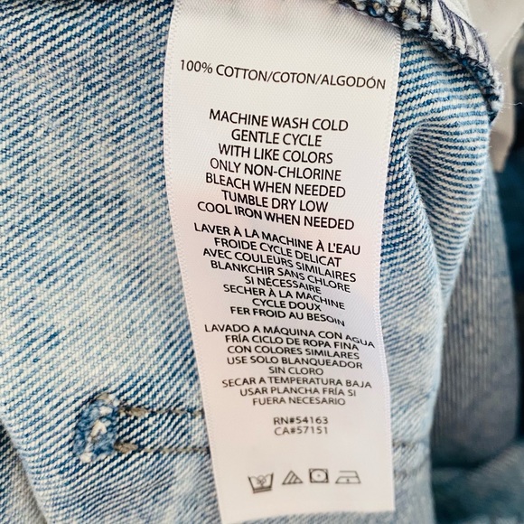 Calvin Klein Acid Wash Cotton Denim Blue Skinny Ankle Jeans Size 27 - Picture 5 of 6